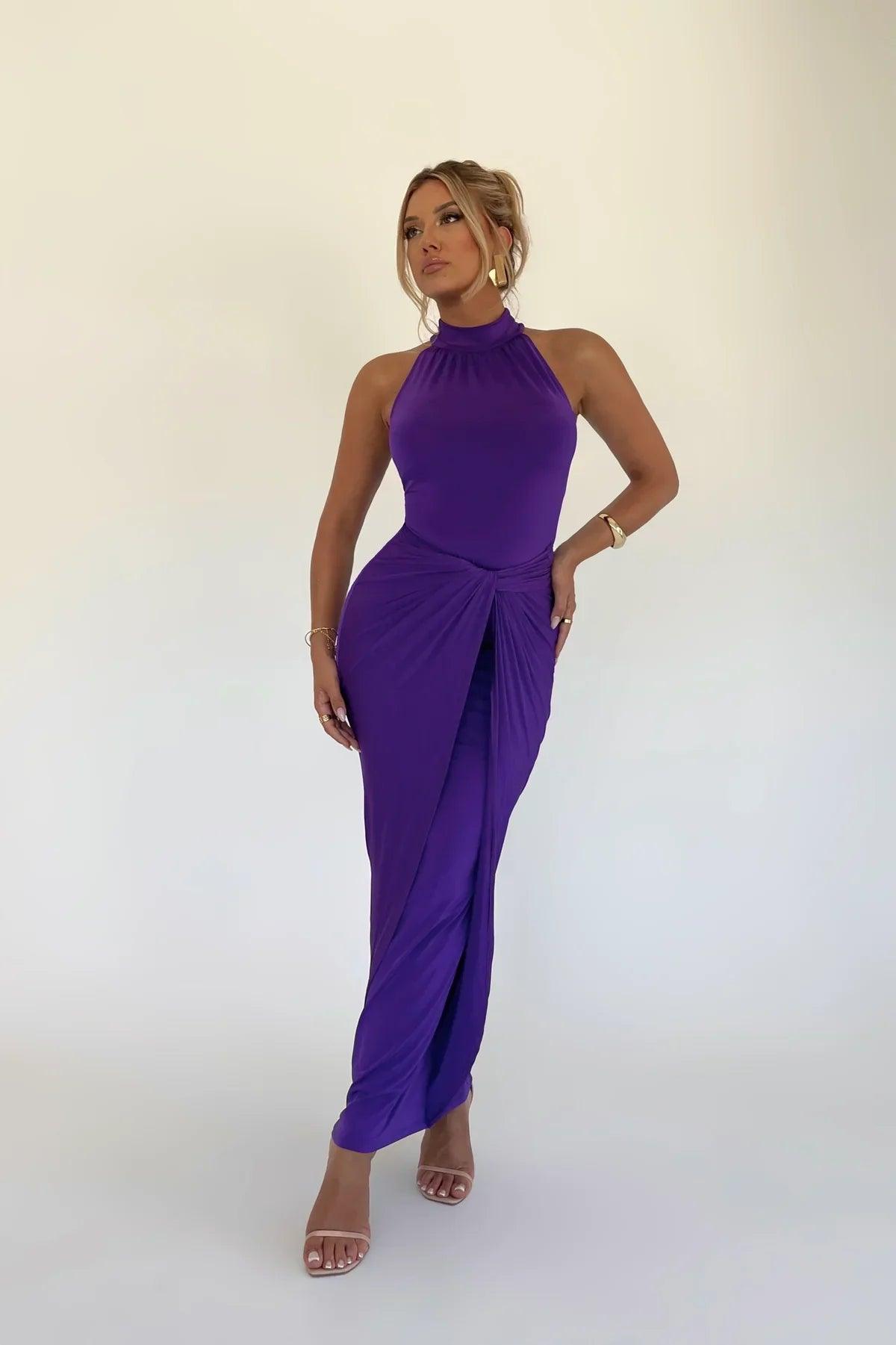 Vestido Nicole Roxo - Loja Izze