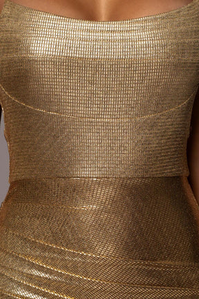 Vestido Fram Dourado - Loja Izze