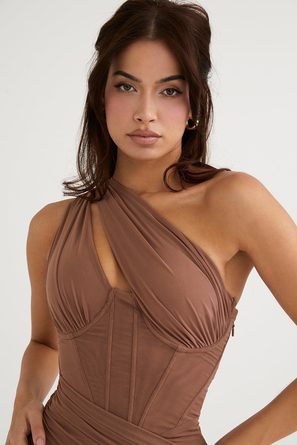 Vestido Helena Nude - Loja Izze