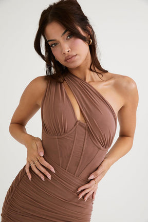 Vestido Helena Nude - Loja Izze