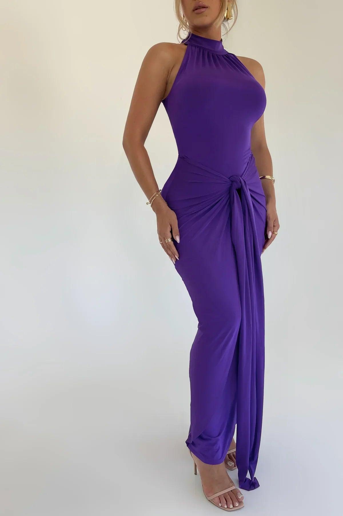 Vestido Nicole Roxo - Loja Izze