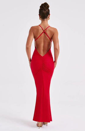 Vestido Daiane Vermelho - Loja Izze