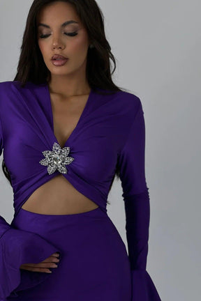 Vestido Cecília Roxo - Loja Izze