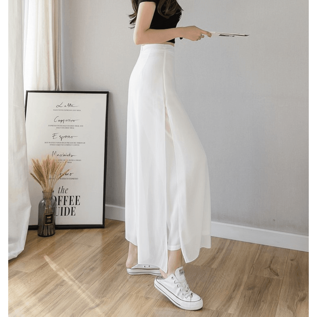 Calça Pantalona de Chiffon Libre - Loja Izze