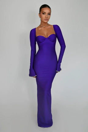 Vestido Roxo Ariel - Loja Izze