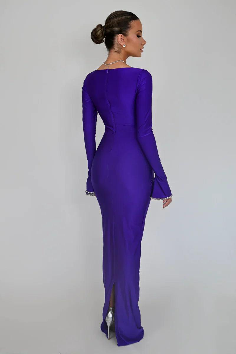 Vestido Roxo Ariel - Loja Izze