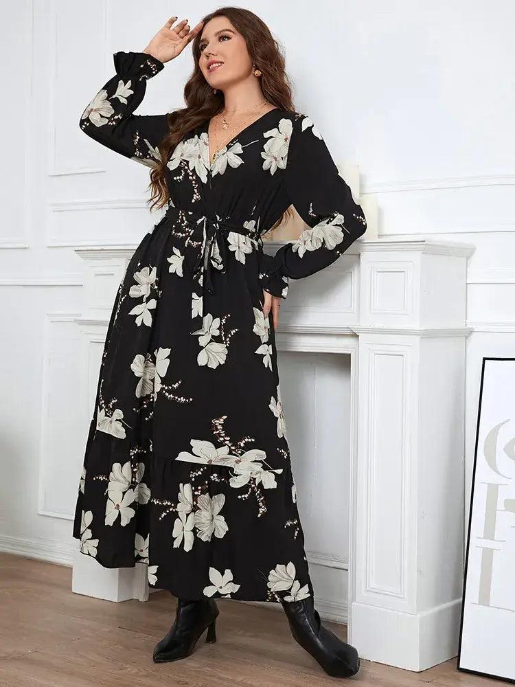 Vestido Casual Mídi Columbine - Plus Size - Loja Izze