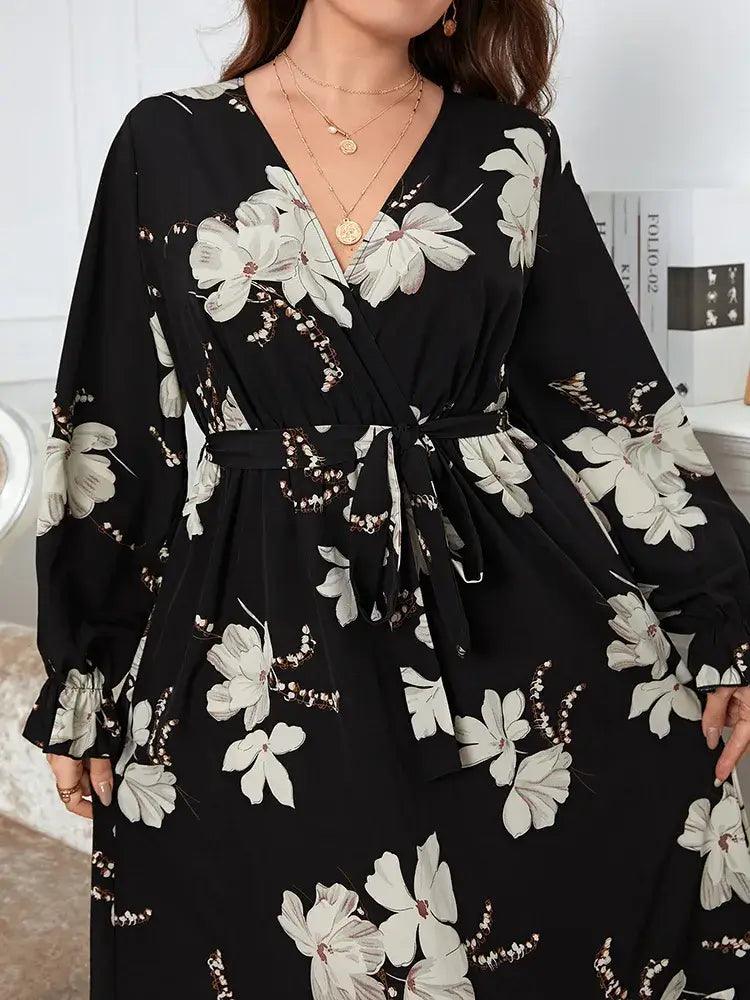 Vestido Casual Mídi Columbine - Plus Size - Loja Izze