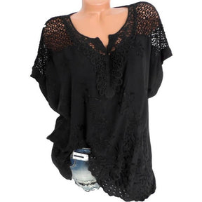 Blusa de Casimira com Detalhes em Renda Lantana - Loja Izze