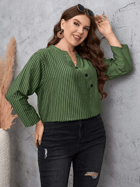 Blusa Casual Vert - Plus Size - Loja Izze