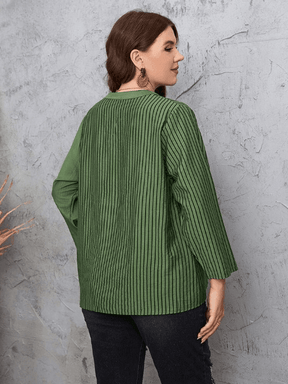 Blusa Casual Vert - Plus Size - Loja Izze