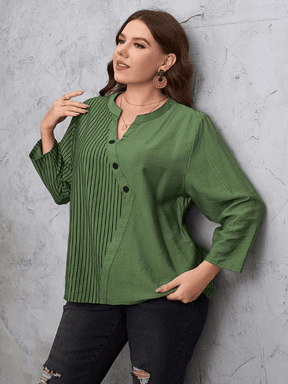 Blusa Casual Vert - Plus Size - Loja Izze