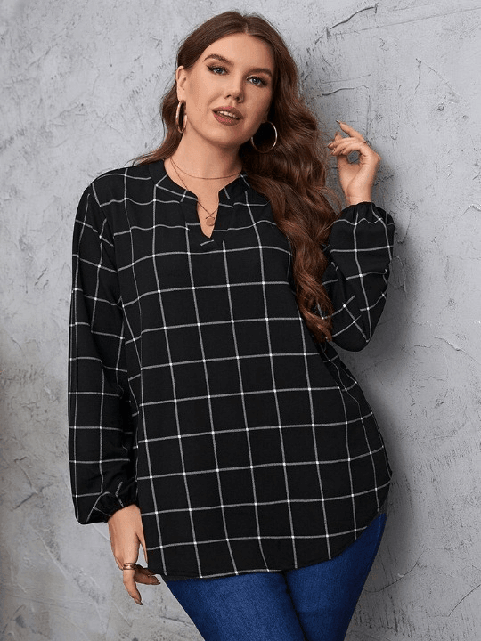 Blusa Casual Crystal - Plus Size - Loja Izze